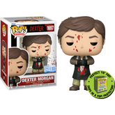Funko Pop! Dexter - Dexter Morgan (Bloody)  in Acrylic Pop! Protector #1697 (Exclusive) - Real Pop Mania