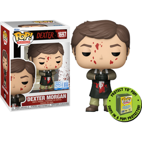 Funko Pop! Dexter - Dexter Morgan (Bloody)  in Acrylic Pop! Protector #1697 (Exclusive)