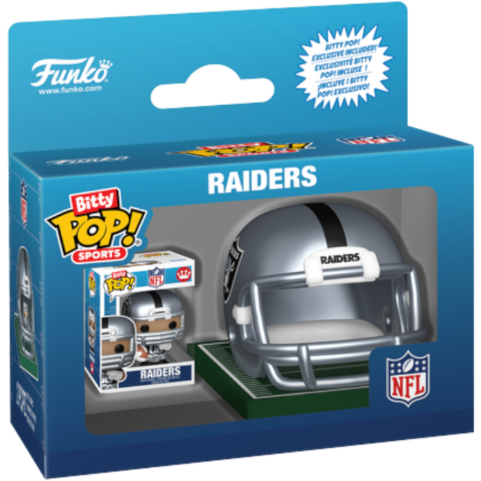 Funko Bitty Pop! NFL: Football - (Series 2) & Helmet (Display of 12)