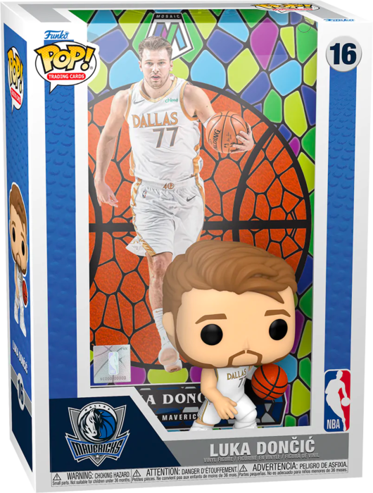 Funko Pop! Trading Cards - NBA Basketball - Luka Doncic Dallas Mavericks Panini Mosaic #16