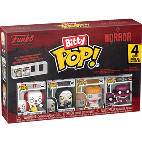 Funko Bitty Pop! Warner Bros. Horror - Penywise, The Nun, Annabelle & The Crooked Man - 4-Pack