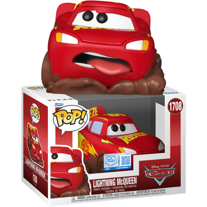 Funko Pop! Cars - Lightning McQueen (Powerslide) #1708 - Real Pop Mania