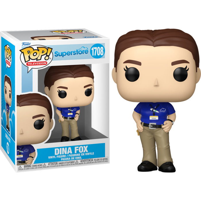 Funko Pop! Television: Superstore – Dina Fox – Super Store – vinylfiguur om te verzamelen – cadeau-idee – officiële merchandising – speelgoed voor kinderen en volwassenen – tv-fans Funko Pop! Television: Superstore – Dina Fox – Super Store – vinylfiguur om te verzamelen – cadeau-idee – officiële merchandising – speelgoed voor kinderen en volwassenen – tv-fans