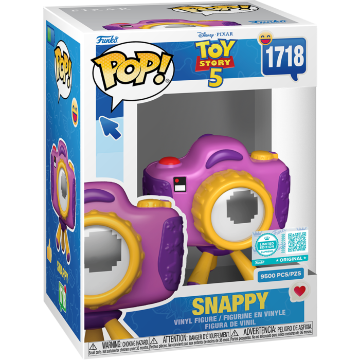 Funko Pop! Toy Story 5 - Snappy in Acrylic Pop! Protector #1711 (Supreme Limited Edition)