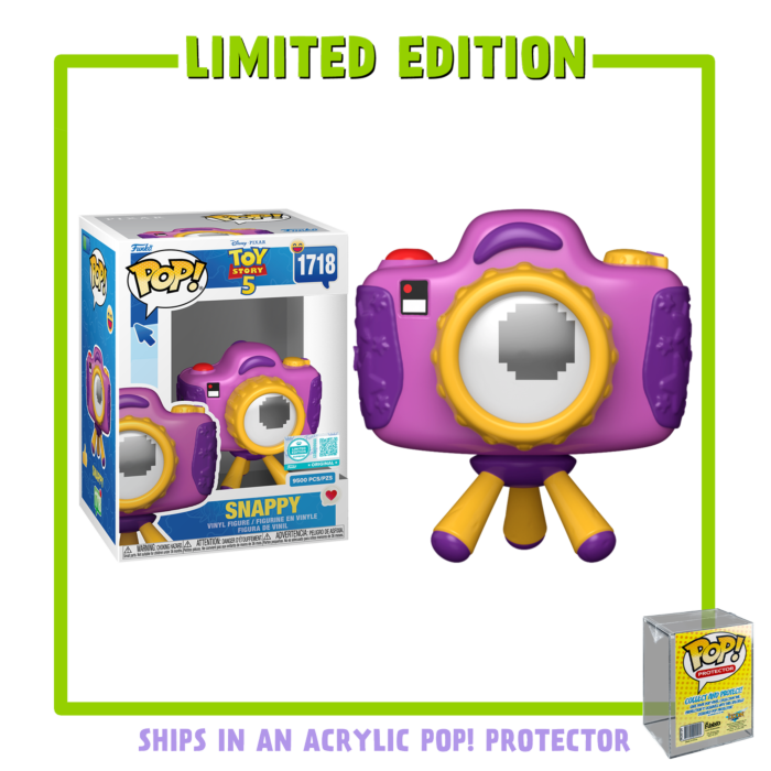 Funko Pop! Toy Story 5 - Snappy in Acrylic Pop! Protector #1711 (Supreme Limited Edition)