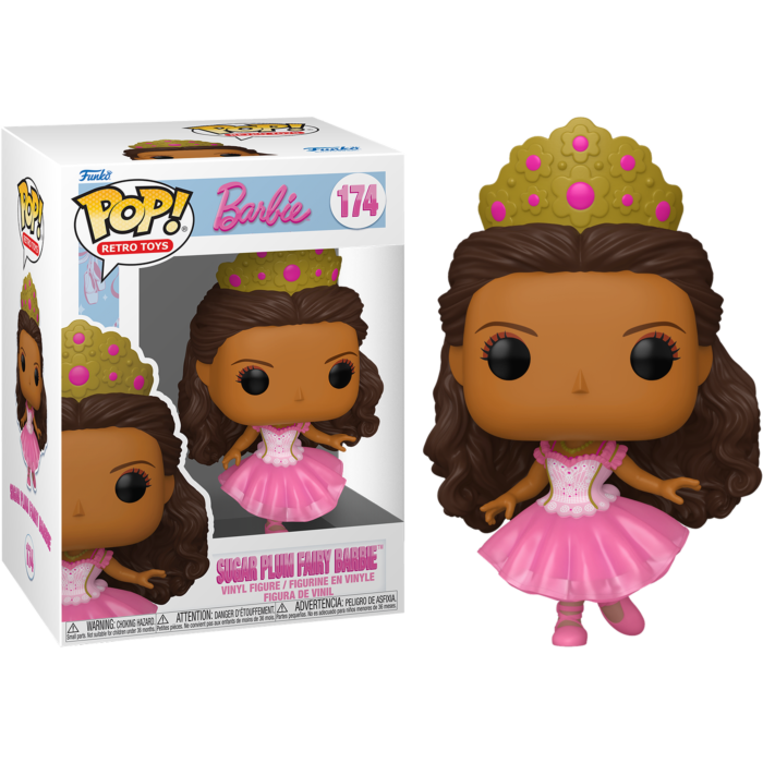 Funko Pop! Barbie in the Nutcracker - Prince Eric, Arabesque & Curtsy Sugar Plum Fairy Barbie 25th Anniversary - Bundle (Set of 3)