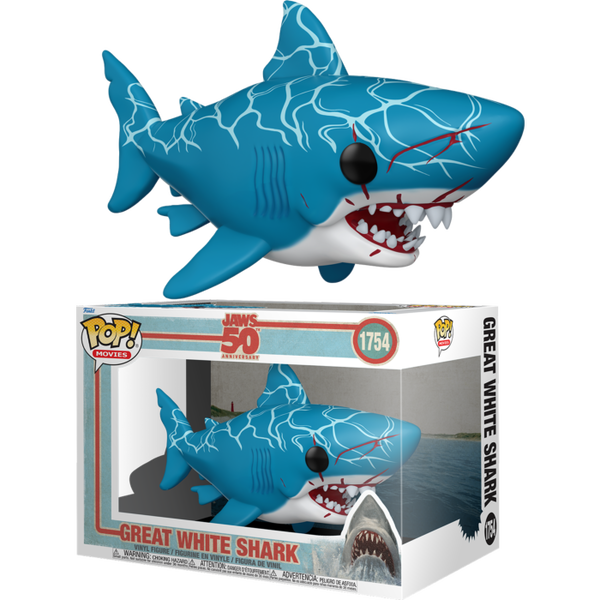 Funko Pop! Jaws - Great White Shark 50th Anniversary 6 Funko Pop! Jaws - Great White Shark 50th Anniversary 6
