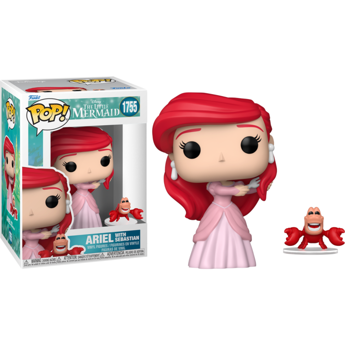 Funko Pop! The Little Mermaid (1989) - Ariel with Sebastian #1755 - Real Pop Mania
