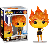 Funko Pop! Elemental - Ember Lumen #1757 - Chase Chance (+ Box of 3 Mystery Exclusive) - Real Pop Mania