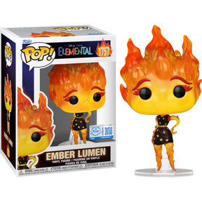 Funko Pop! Elemental - Ember Lumen #1757 - Chase Chance (+ Box of 3 Mystery Exclusive)