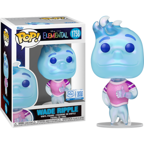 Funko Pop! Elemental - Wade Ripple #1758 - Chase Chance (+ Box of 3 Mystery Exclusive)
