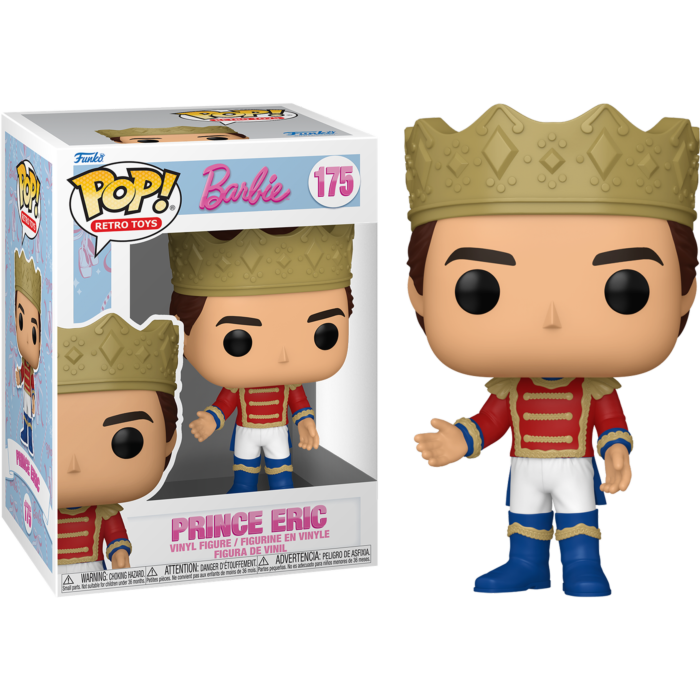 Funko Pop! Barbie in the Nutcracker - Prince Eric, Arabesque & Curtsy Sugar Plum Fairy Barbie 25th Anniversary - Bundle (Set of 3)