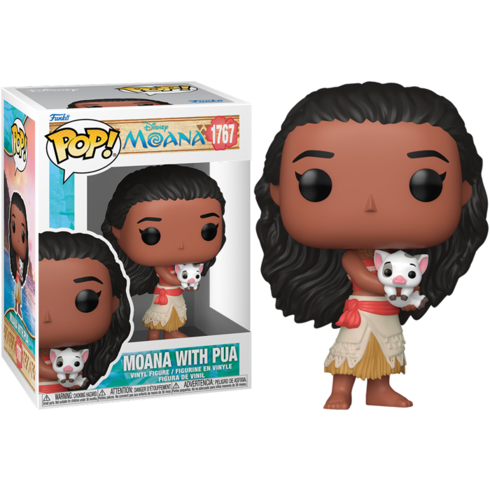 Funko Pop! Moana - Moana, Kotu, Hei Hei & Moana with Pua - Bundle (Set of 4)