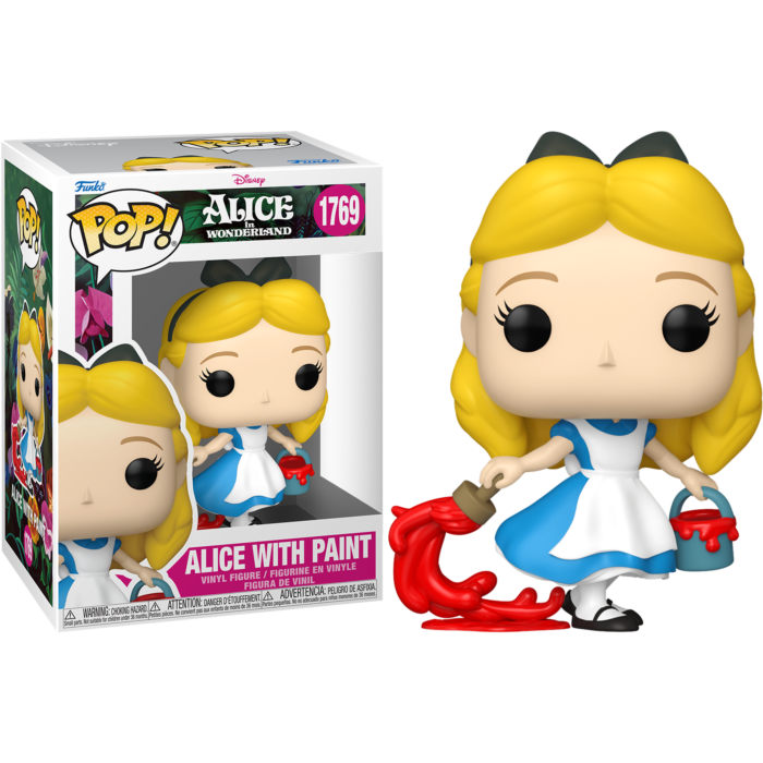 Funko Pop! Alice in Wonderland (1951) - Alice, Mad Hatter, & White Rabbit - Bundle (Set of 3)