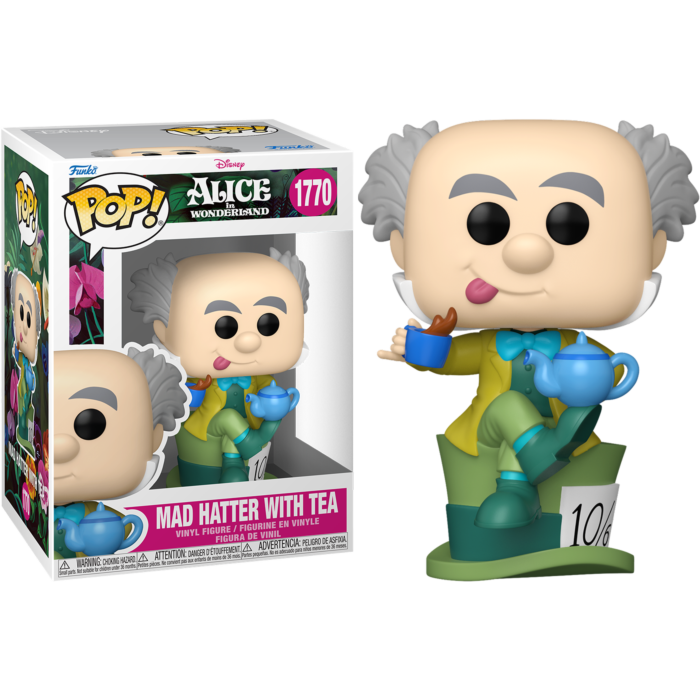 Funko Pop! Alice in Wonderland (1951) - Alice, Mad Hatter, & White Rabbit - Bundle (Set of 3)