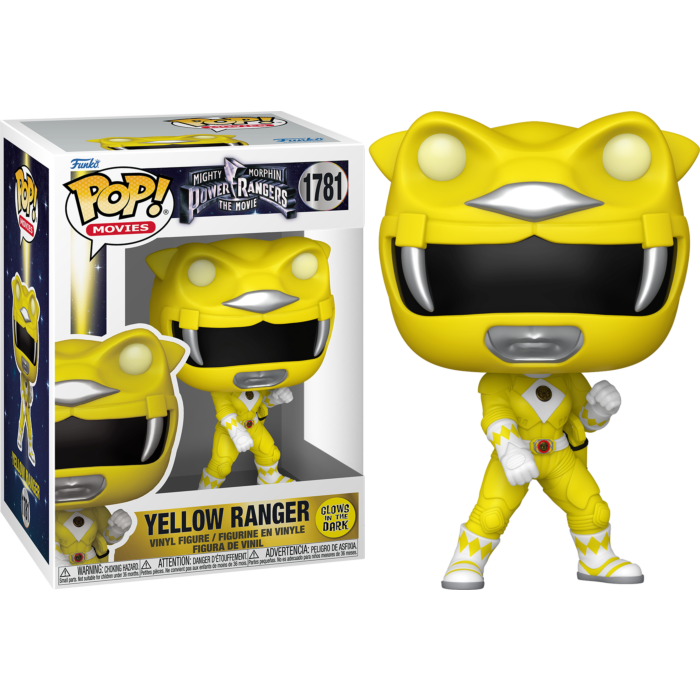 Funko Pop! Mighty Morphin Power Rangers: The Movie (1995) - Yellow Ranger Glow in the Dark #1781