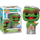 Funko Pop! Sesame Street - Oscar the Grouch Flocked #1793