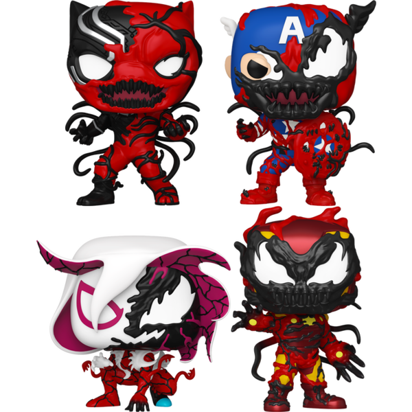 Funko Pop! Marvel - Symbiote Carnage - Bundle (Set of 4)