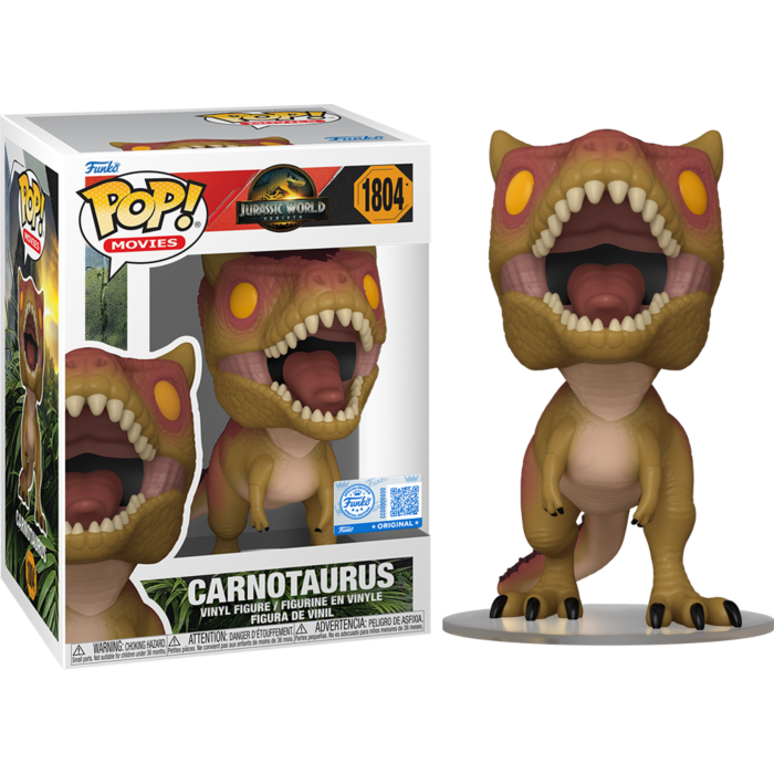 Funko Pop! Jurassic World: Rebirth (2025) - Carnotaurus #1804