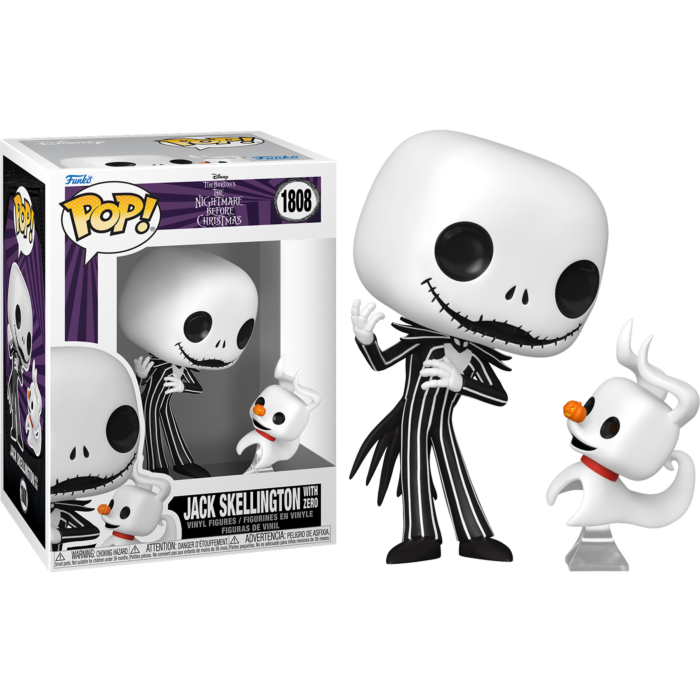 Funko Pop! The Nightmare Before Christmas - Jack Skellington with Zero #1808