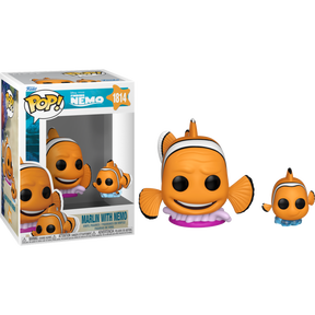 Funko Pop! Finding Nemo - Darla, Crush, Marlon, Bruce & Dory - Bundle (Set of 5)