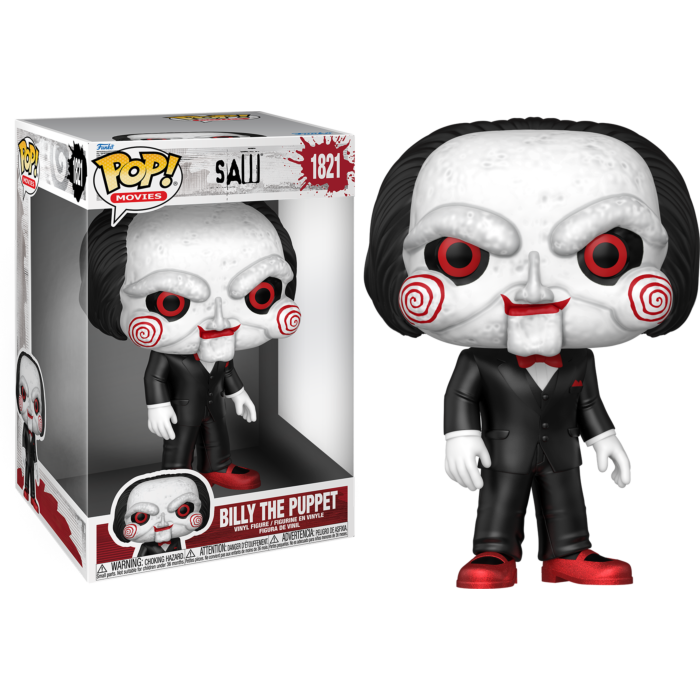 Funko Pop! Saw - Billy the Puppet 10th Anniversary 10" Jumbo #1821