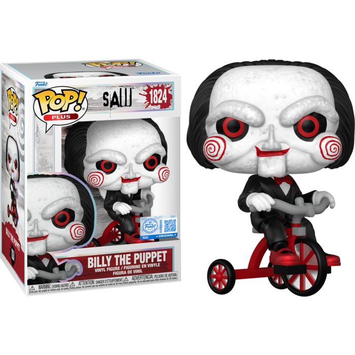 Funko Pop!  Saw - Billy on Tricycle 10th Anniversary #1824