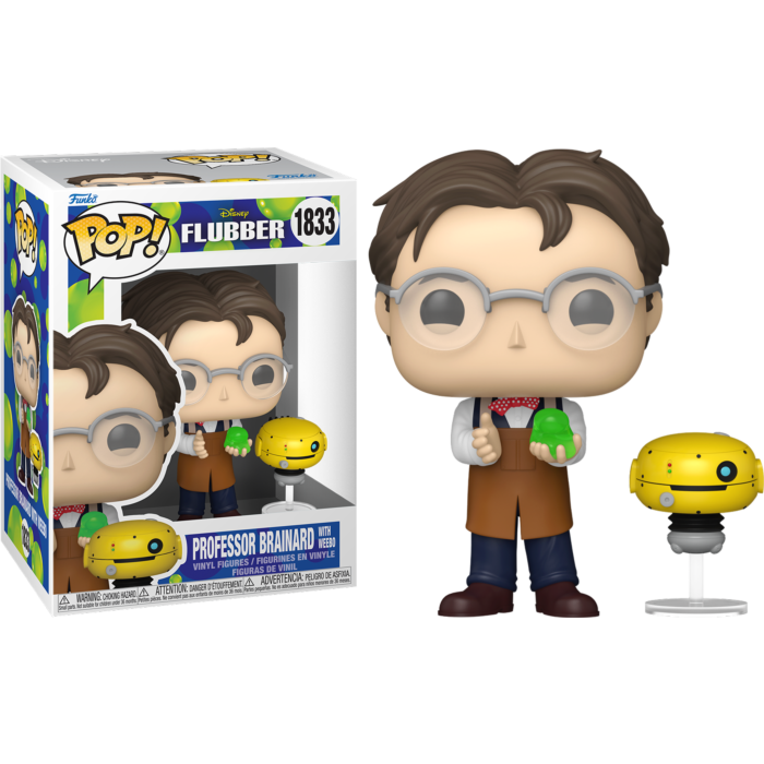 Funko Pop! Flubber - Professor Brainard with Weebo #1833 - Chase Chance