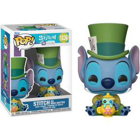 Funko Pop! Disney: Stitch in Costume - Angel as Alice & Ursula, and Stitch as Hades, Mad Hatter & Scar - Bundle (Set of 5) - Real Pop Mania