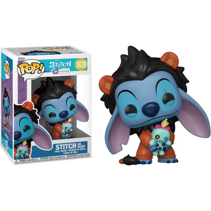 Funko Pop! Disney: Stitch in Costume - Stitch as Scar #1839 - Real Pop Mania