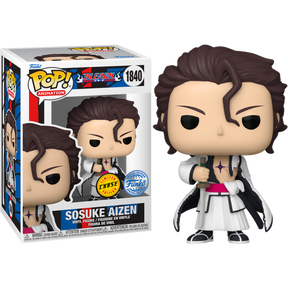 Funko Pop! Bleach - Sosuke Aizen #1840 - Chase Chance (+ Box of 3 Mystery Exclusive)