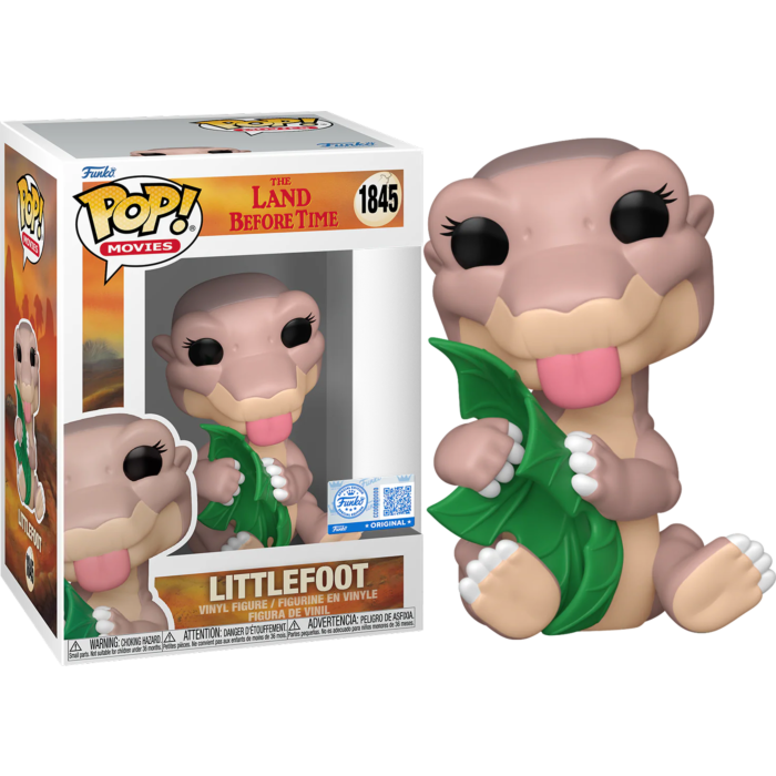 Funko Pop! The Land Before Time - Littlefoot with Treestar #1845 (+ Box of 3 Mystery Exclusive)