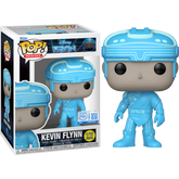 Funko Pop! Tron (1982) - Kevin Flynn Glow in the Dark #1856 (+ Box of 3 Mystery Exclusive)