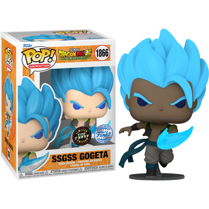 Funko Pop! Dragon Ball Super: Broly - SSGSS Gogeta #1866 - Chase Chance (Funko Exclusive)