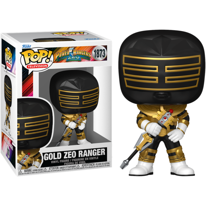 Funko Pop! Power Rangers Zeo - Gold, Blue, Green, Pink & Yellow Zeo Ranger - Bundle (Set of 5)