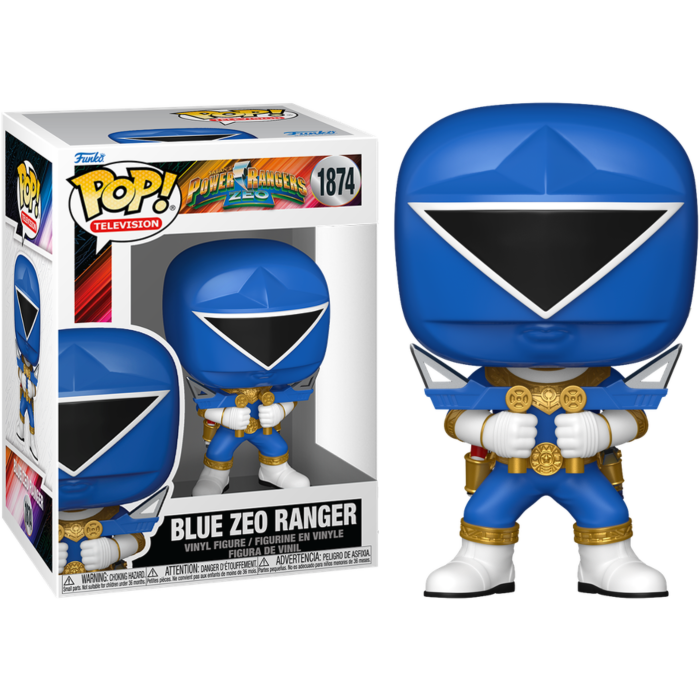 Funko Pop! Power Rangers Zeo - Gold, Blue, Green, Pink & Yellow Zeo Ranger - Bundle (Set of 5)