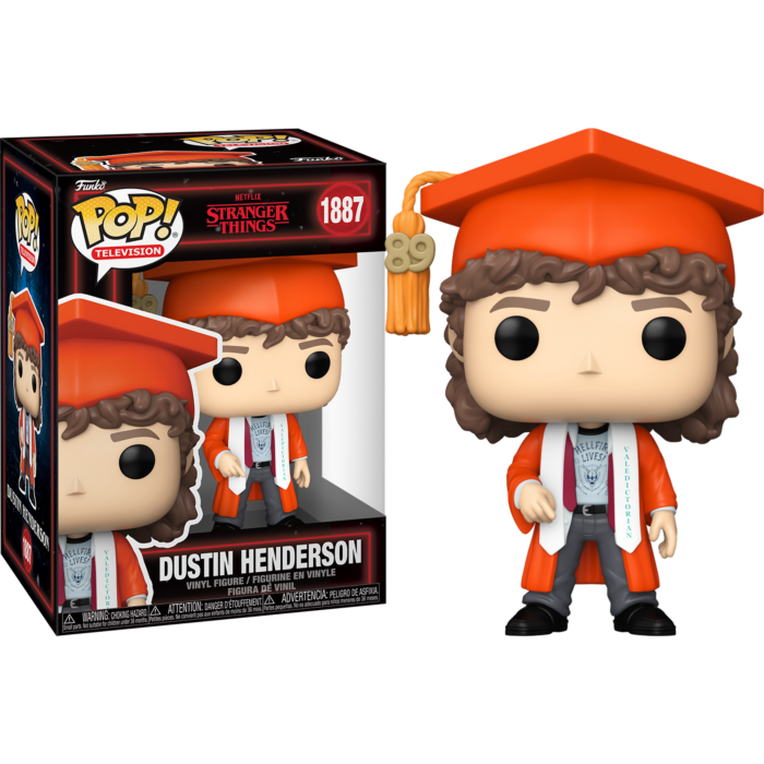 Funko Pop! Stranger Things - Dustin Henderson Graduation (Season 5) #1887 - Real Pop Mania