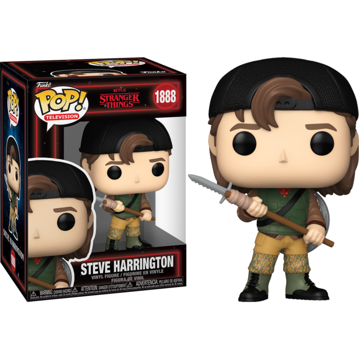 Funko Pop! Stranger Things - Steve Harrington with Spear (Season 5) #1888 - Real Pop Mania