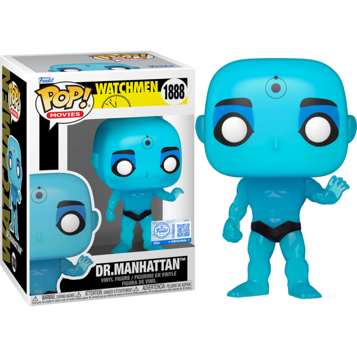 Funko Pop! Watchmen - Dr. Manhattan #1888 (+ Box of 3 Mystery Exclusive)
