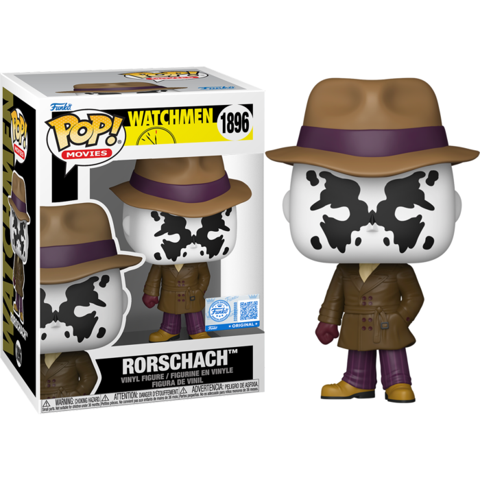 Funko Pop! Watchmen - Rorschach Mystery Box #1896 (+ Box of 3 Mystery Exclusive)