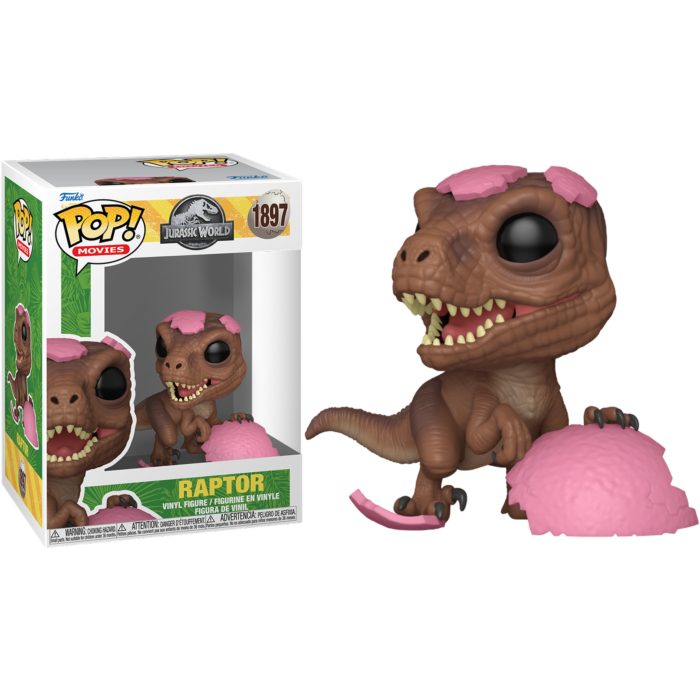 Funko Pop! Jurassic Park - Raptor Hatching (Pink Egg) #1897
