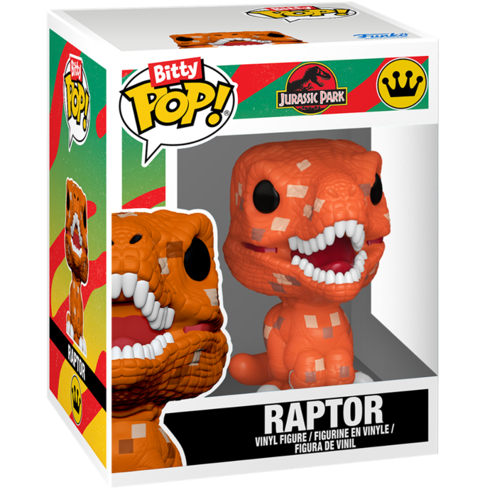 Funko Bitty Pop! Jurassic Park - Rapto - Arcade Display - Real Pop Mania
