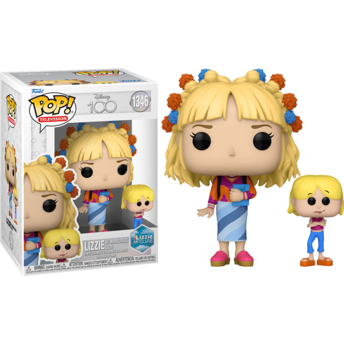 Funko Pop! Lizzie McGuire - Disney 100 Lizzie with Monologue Lizzie #1346