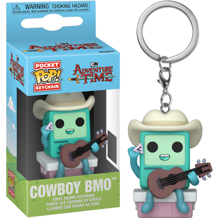 Funko Pocket Pop! Keychain - Adventure Time - Cowboy BMO with Guitar - Real Pop Mania