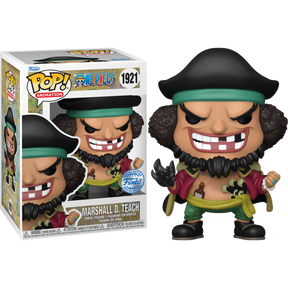 Funko Pop! One Piece - Marshall D. Teach #1921 - Chase Chance (+ Box of 3 Mystery Exclusive)