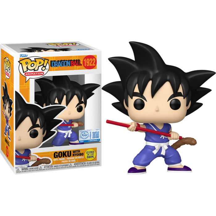 Funko Pop! Dragon Ball - Goku with Nyoibo Glow in the Dark #1922