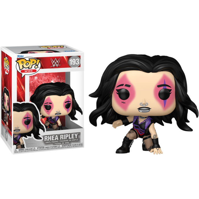 Funko Pop! WWE - Rhea Ripley, Jey Uso, Jesse 'The Body' Ventura & Uncle Howdy - Bundle (Set of 4)