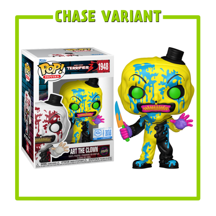 Funko Pop! Terrifier - Art the Clown with Knife (Bloody) #1948 - Chase Chance
