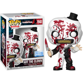 Funko Pop! Terrifier - Art the Clown with Knife (Bloody) #1948 - Chase Chance