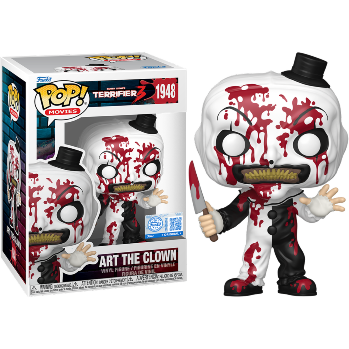 Funko Pop! Terrifier - Art the Clown with Knife (Bloody) #1948 - Chase Chance